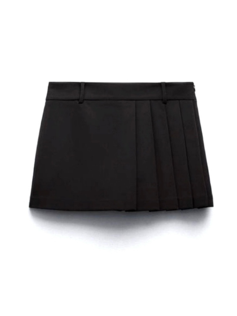 Zara Black Pleated Skort